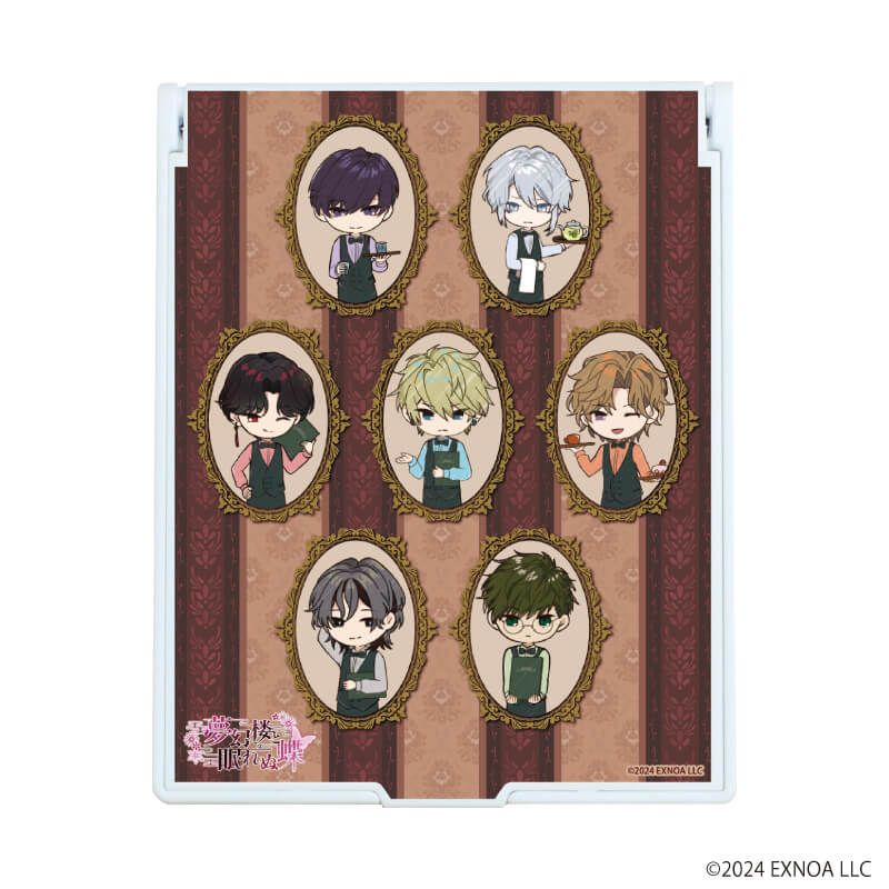 デカキャラミラー「夢幻楼と眠れぬ蝶」02/カフェ(グラフアートイラスト)