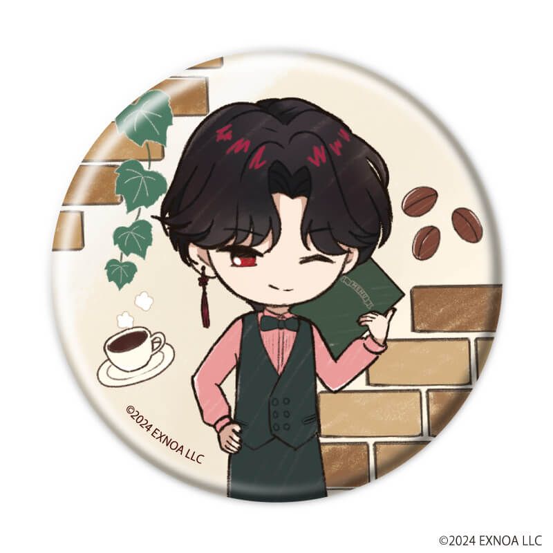 缶バッジ「夢幻楼と眠れぬ蝶」02/カフェver. コンプリートBOX(全7種