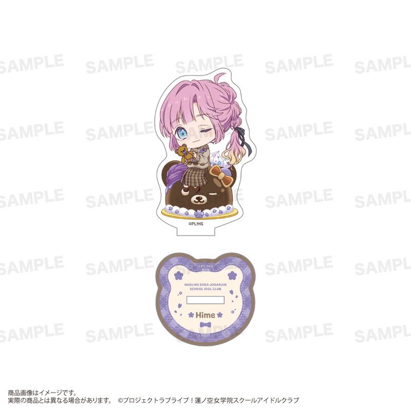 「ラブライブ！蓮ノ空女学院スクールアイドルクラブ」トレーディングアクリルスタンド（きゃらどるちぇ）テディベアver. BOX