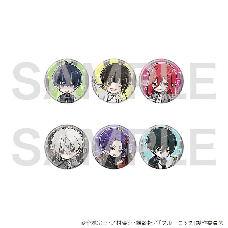 缶バッジ「TVアニメ『ブルーロック』」06/バンドver. コンプリートBOX(全6種)(グラフアートイラスト)