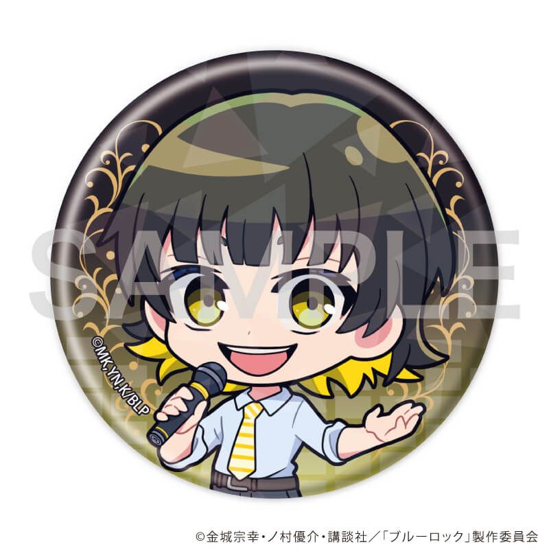 ホログラム缶バッジ(57mm)「TVアニメ『ブルーロック』」14/バンドver. コンプリートBOX(全6種)(ミニキャライラスト)
