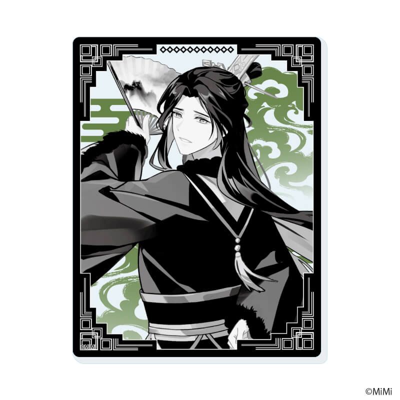 アクリルカード「大河幻想ラジオドラマ「魔道祖師」」01/コンプリートBOX(全7種)_モノトーン(描き下ろしイラスト)