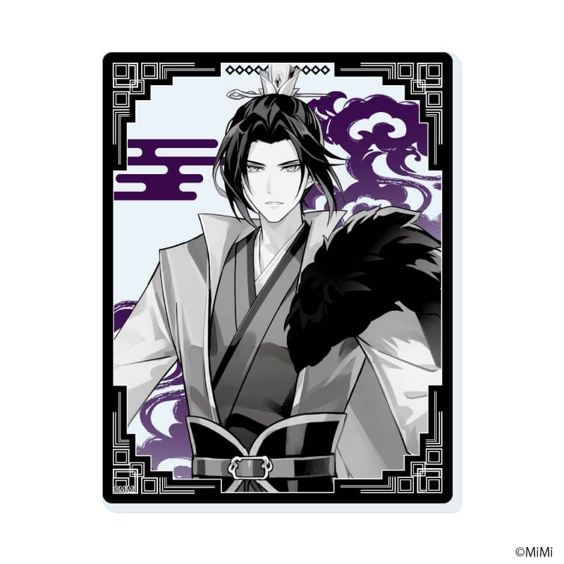 アクリルカード「大河幻想ラジオドラマ「魔道祖師」」01/コンプリートBOX(全7種)_モノトーン(描き下ろしイラスト)