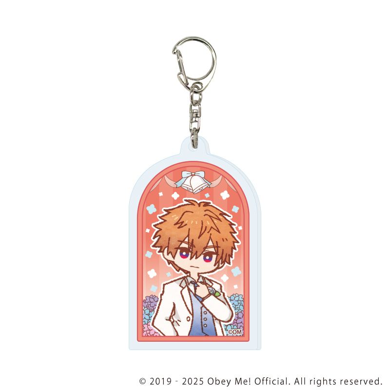 アクリルキーホルダー「Obey Me! Nightbringer」14/紫陽花ver. ブラインド(7種)(レトロアートイラスト)