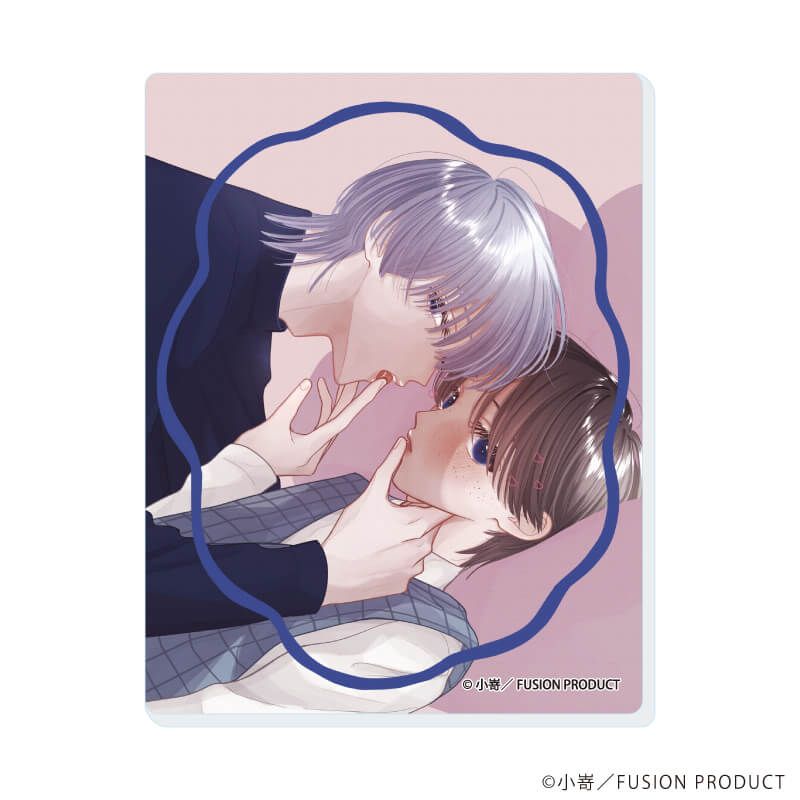 アクリルカード「ベールブルーと梔子の花束」01/ブラインド(5種)(公式&描き下ろしイラスト)