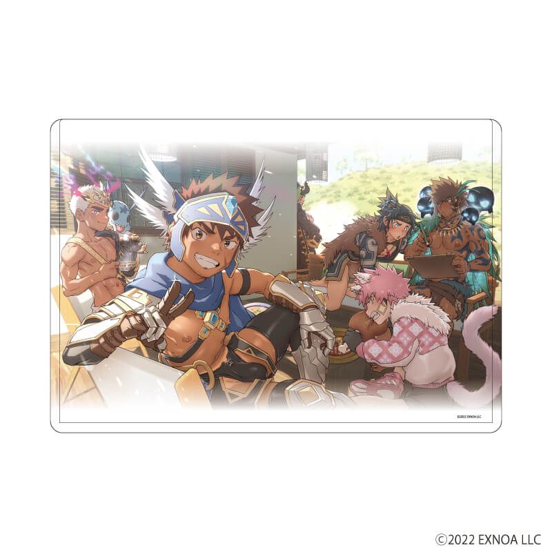 キャラクリアケース「クレイヴ・サーガ 神絆の導師」03/野郎フェスC(公式イラスト)