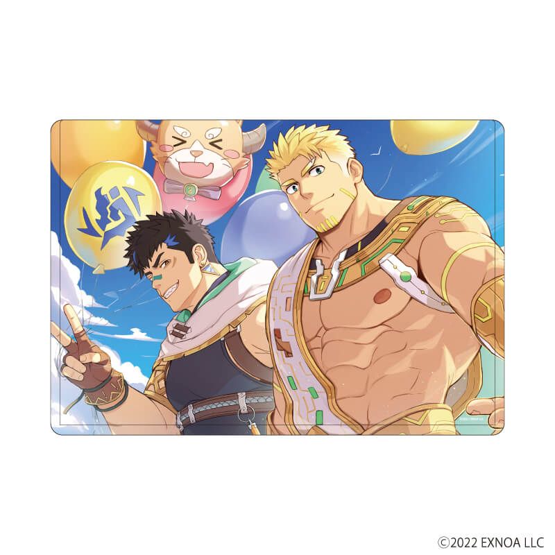 キャラクリアケース「クレイヴ・サーガ 神絆の導師」02/野郎フェスB(公式イラスト)