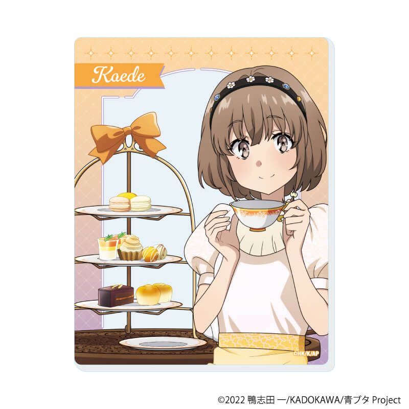 アクリルカード「青春ブタ野郎はランドセルガールの夢を見ない」01/お茶会ver. ブラインド(6種)(描き下ろしイラスト)