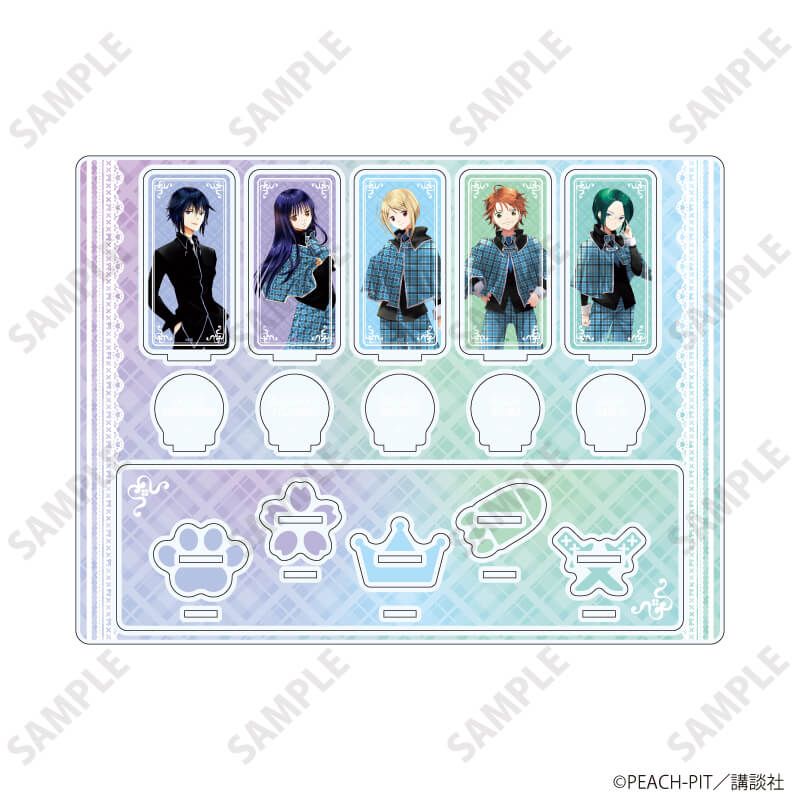 アクリルジオラマ「しゅごキャラ！」04/集合デザイン(公式イラスト)
