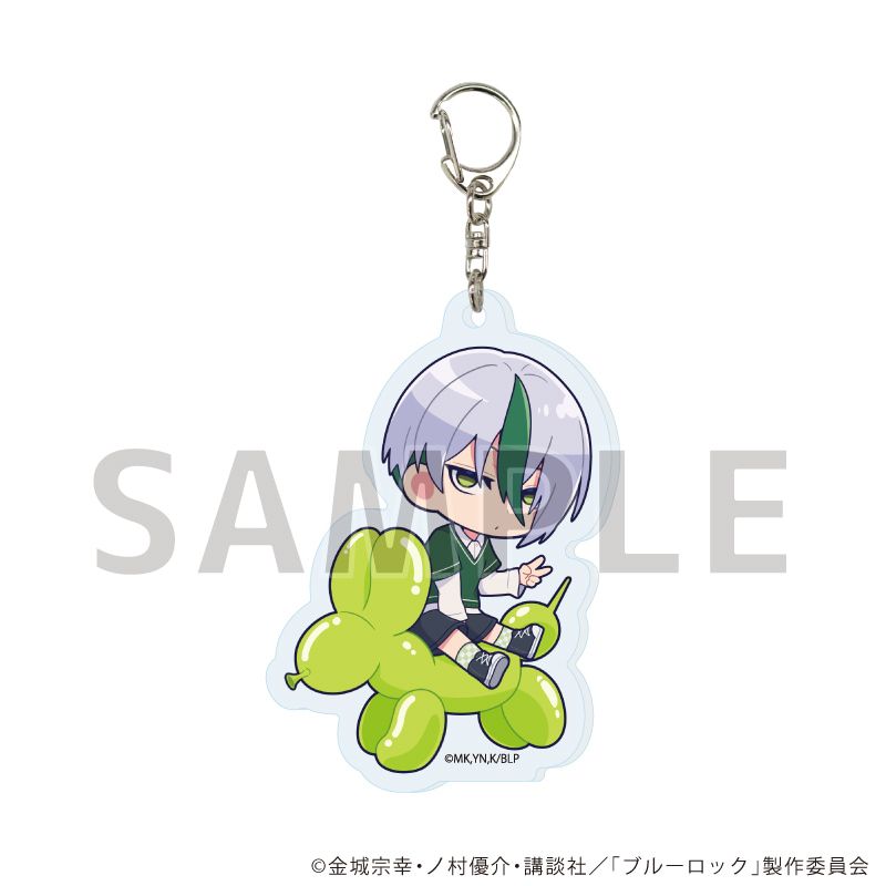 アクリルキーホルダー「TVアニメ『ブルーロック』」14/バルーンver. コンプリートBOX(全6種)(ミニキャライラスト)