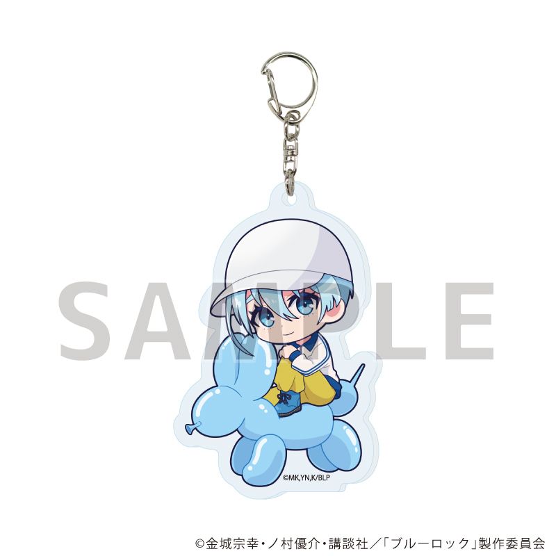 アクリルキーホルダー「TVアニメ『ブルーロック』」14/バルーンver. コンプリートBOX(全6種)(ミニキャライラスト)