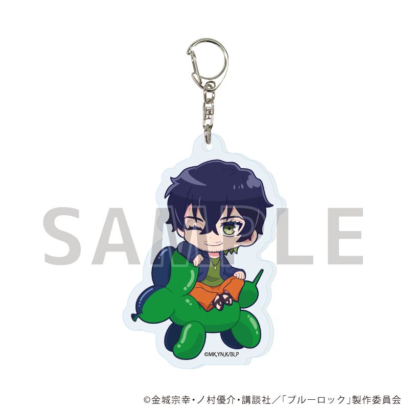 アクリルキーホルダー「TVアニメ『ブルーロック』」14/バルーンver. コンプリートBOX(全6種)(ミニキャライラスト)