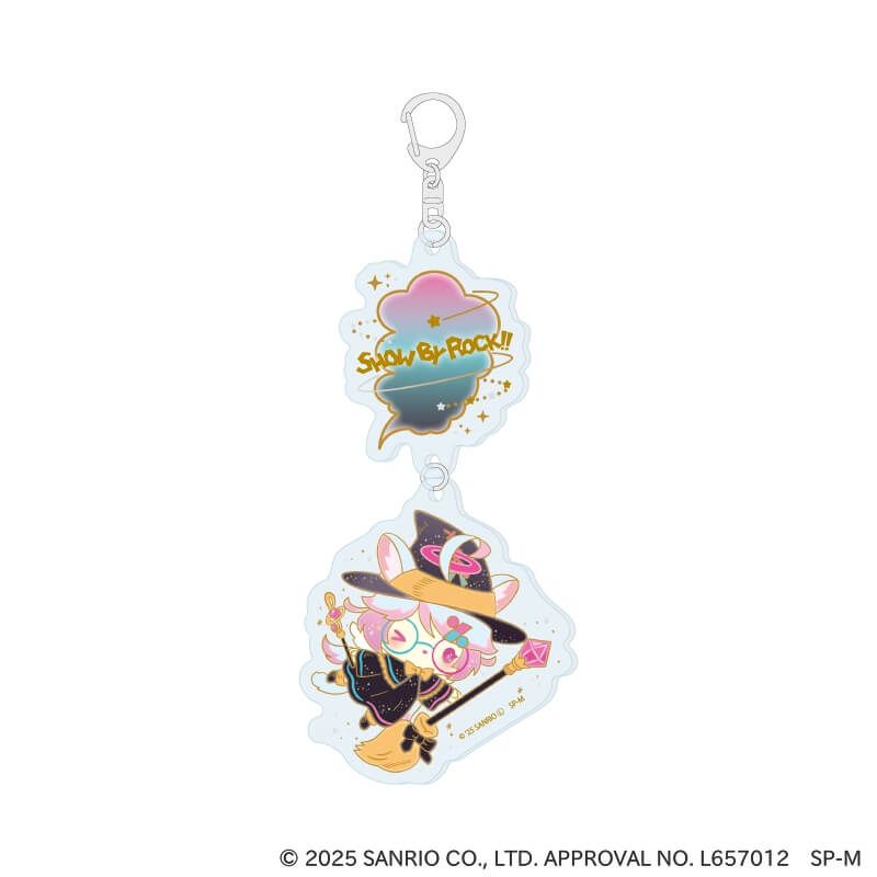 連結アクリルキーホルダー「SHOW BY ROCK!!」09/魔法使いver. ぎゃらこ(描き下ろしイラスト)