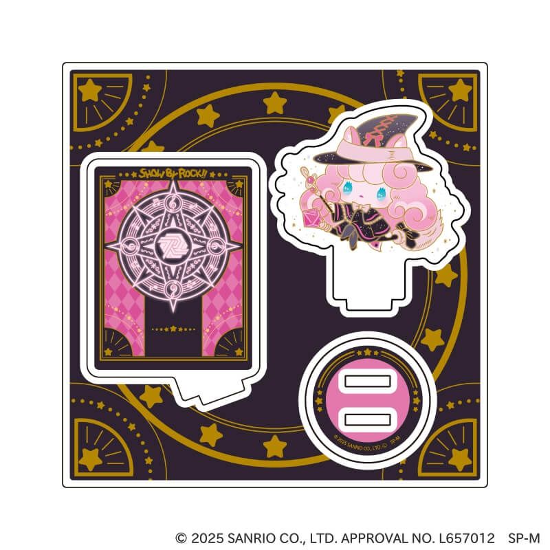アクリルスタンドプレート「SHOW BY ROCK!!」55/魔法使いver. スモモネ(描き下ろしイラスト)
