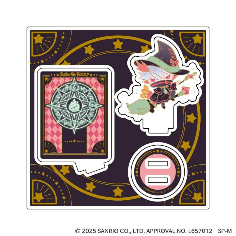 アクリルスタンドプレート「SHOW BY ROCK!!」54/魔法使いver. ジョウ(描き下ろしイラスト)