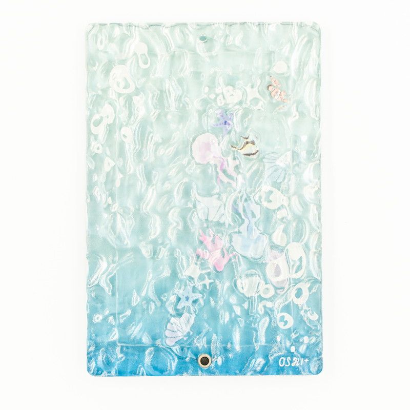 ぷく波アクリルフレーム01/海中(ブルー)【推し活】