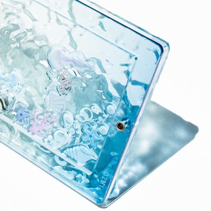 ぷく波アクリルフレーム01/海中(ブルー)【推し活】