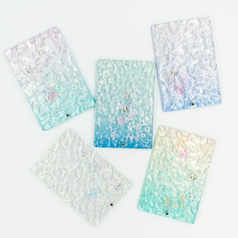 ぷく波アクリルフレーム01/海中(ブルー)【推し活】