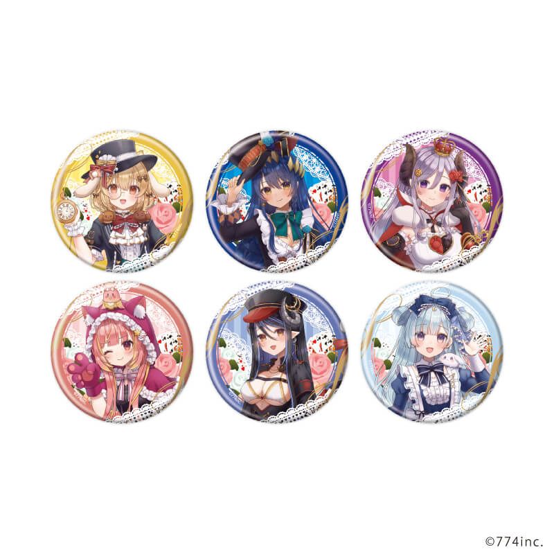 缶バッジ「ななしいんく」01/ブラインド(6種)(描き起こしイラスト)