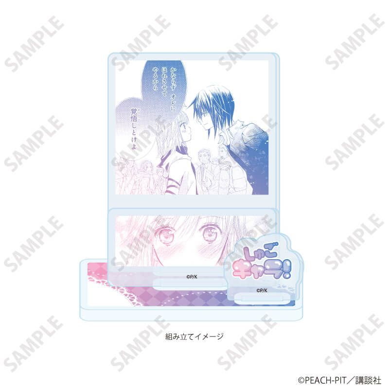 アクリルスタンドプレート「しゅごキャラ！」12/日奈森あむ&月詠イクト(公式イラスト)