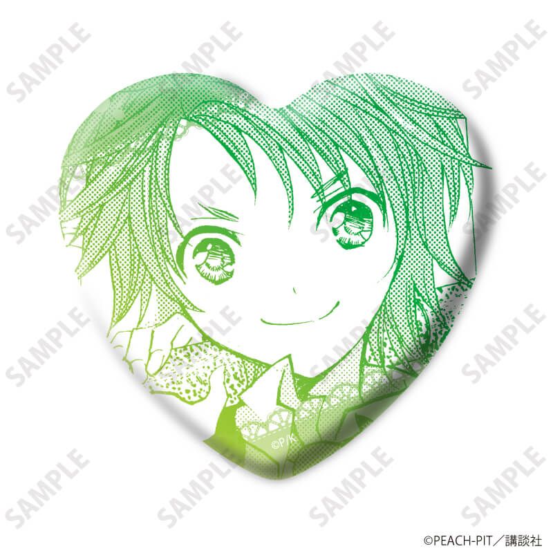 ハート型缶バッジ「しゅごキャラ！」05/結木やや&相馬空海&三条海里BOX コンプリートBOX(全9種)(公式イラスト)