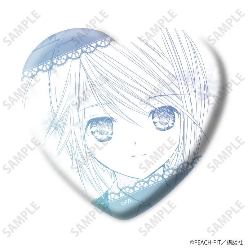 ハート型缶バッジ「しゅごキャラ！」02/辺里唯世&月詠イクトBOX ブラインド(10種)(公式イラスト)