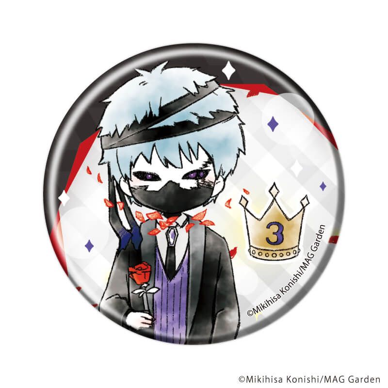 缶バッジ「リィンカーネーションの花弁」06/人気投票ver. ブラインド(10種)(グラフアートイラスト)