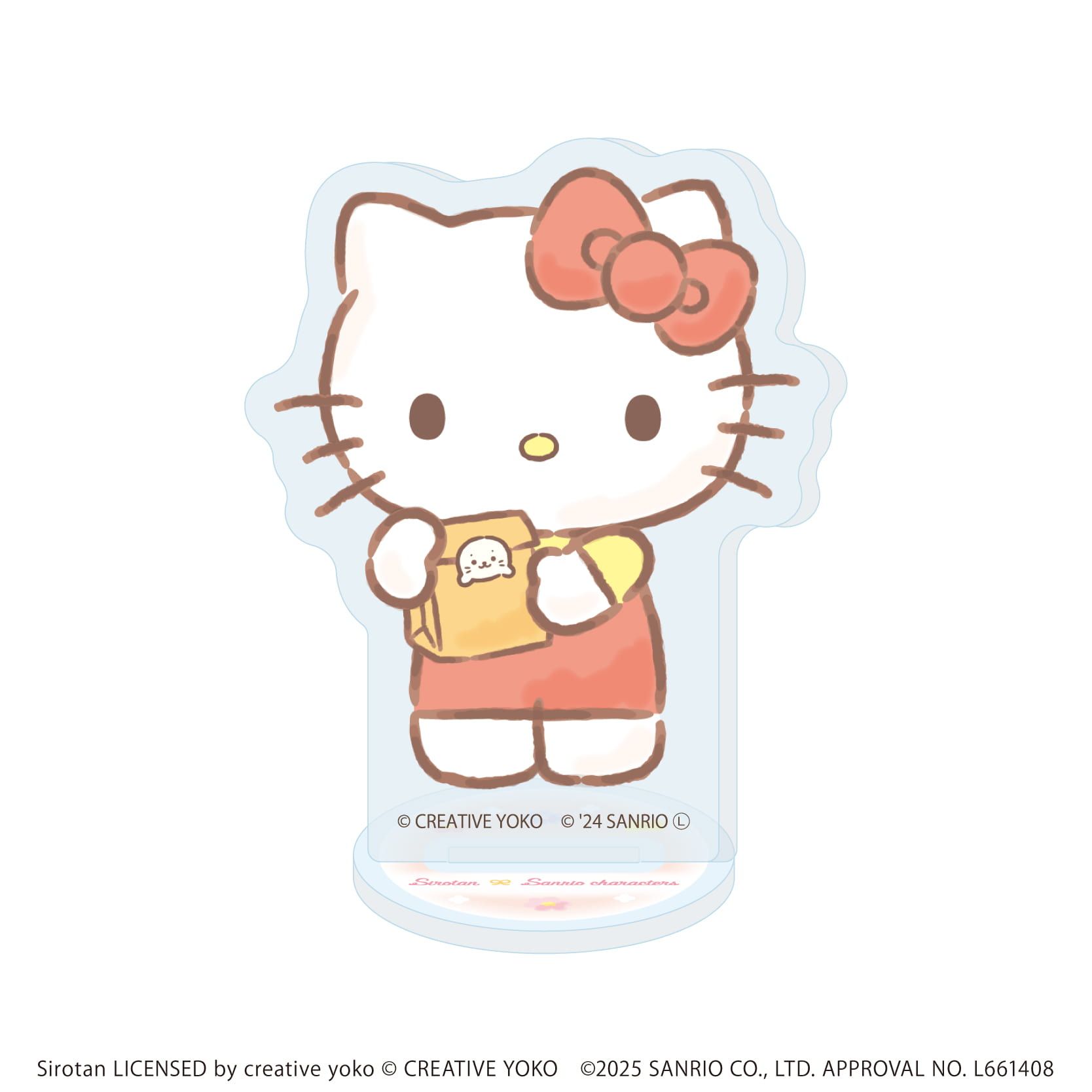 アクリルぷちスタンド「しろたん×サンリオキャラクターズ」01/ブラインド(6種)(コラボイラスト)