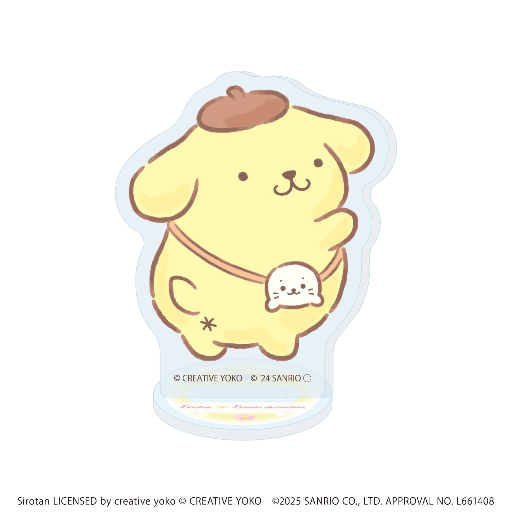 アクリルぷちスタンド「しろたん×サンリオキャラクターズ」01/ブラインド(6種)(コラボイラスト)