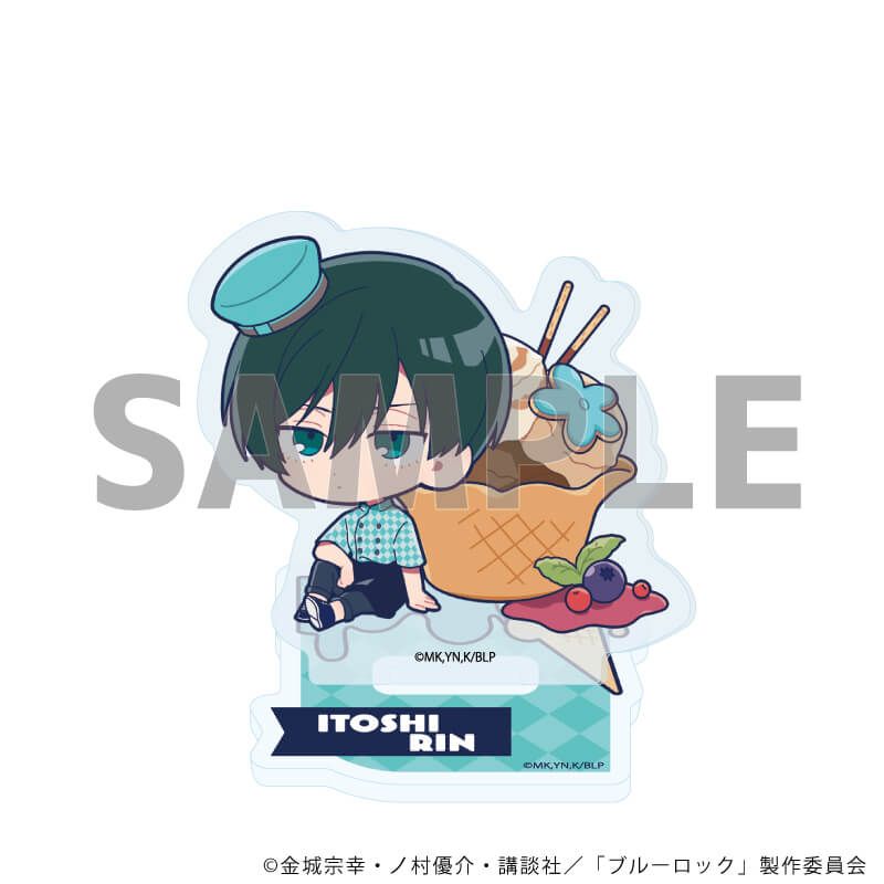 アクリルぷちスタンド「TVアニメ『ブルーロック』」24/アイスver. コンプリートBOX(全7種)(ミニキャライラスト)