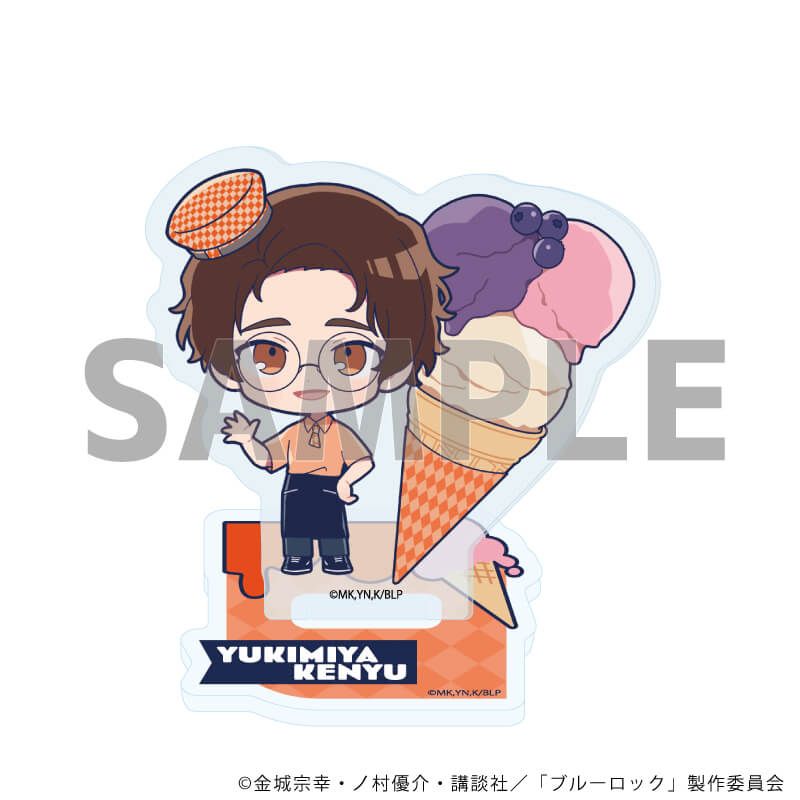 アクリルぷちスタンド「TVアニメ『ブルーロック』」24/アイスver. コンプリートBOX(全7種)(ミニキャライラスト)