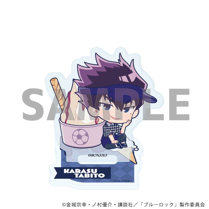 アクリルぷちスタンド「TVアニメ『ブルーロック』」24/アイスver. コンプリートBOX(全7種)(ミニキャライラスト)