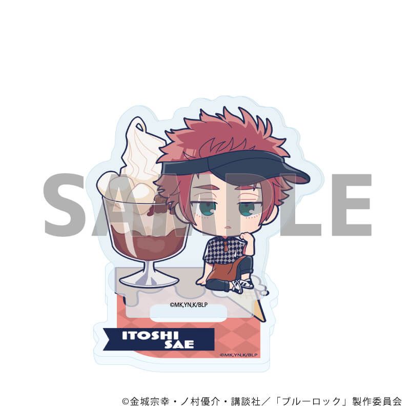 アクリルぷちスタンド「TVアニメ『ブルーロック』」24/アイスver. コンプリートBOX(全7種)(ミニキャライラスト)
