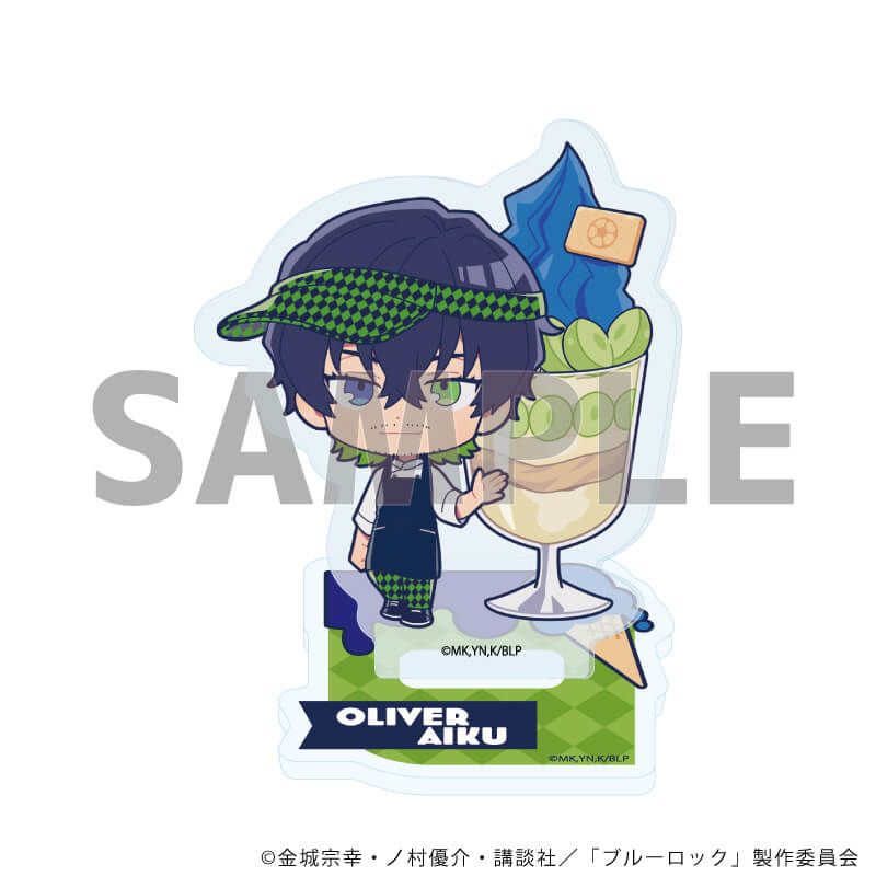 アクリルぷちスタンド「TVアニメ『ブルーロック』」24/アイスver. コンプリートBOX(全7種)(ミニキャライラスト)