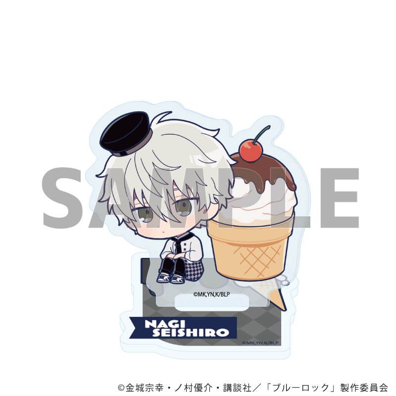 アクリルぷちスタンド「TVアニメ『ブルーロック』」23/アイスver. コンプリートBOX(全6種)(ミニキャライラスト)