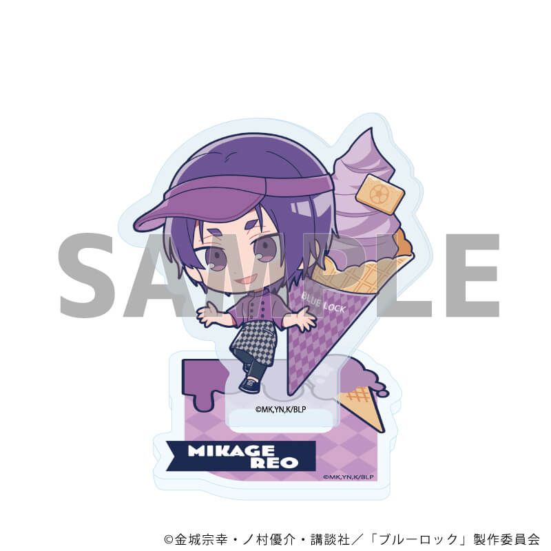 アクリルぷちスタンド「TVアニメ『ブルーロック』」23/アイスver. コンプリートBOX(全6種)(ミニキャライラスト)