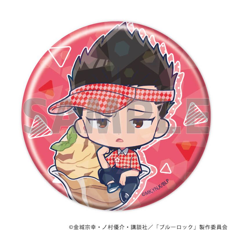 ホログラム缶バッジ(57mm)「TVアニメ『ブルーロック』」16/アイスver. コンプリートBOX(全6種)(ミニキャライラスト)