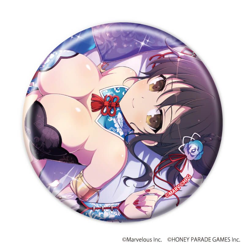 缶バッジ「シノビマスター 閃乱カグラ NEW LINK」03/BOX2 ブラインド(6種)(公式イラスト)