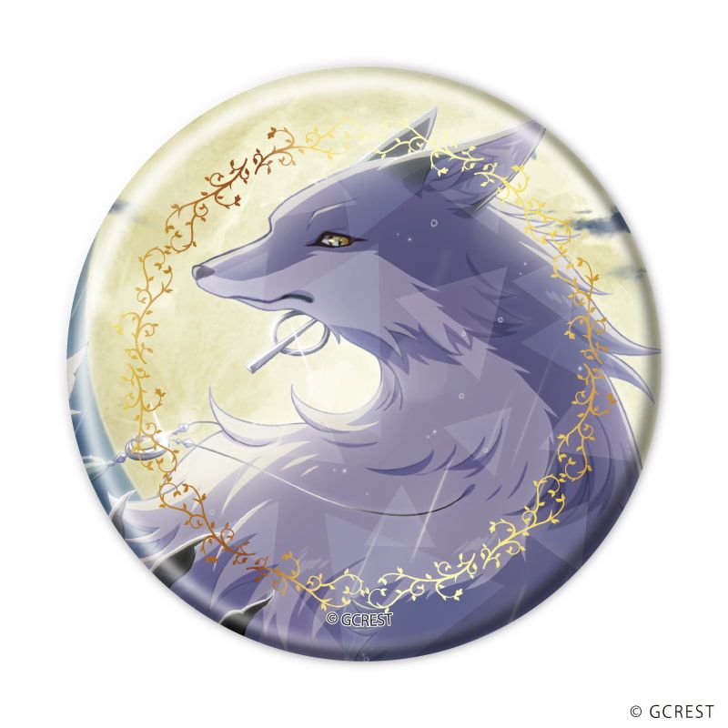 ホログラム缶バッジ(57mm)「夢職人と忘れじの黒い妖精」02/月渡り ブラインド(10種)(公式イラスト)