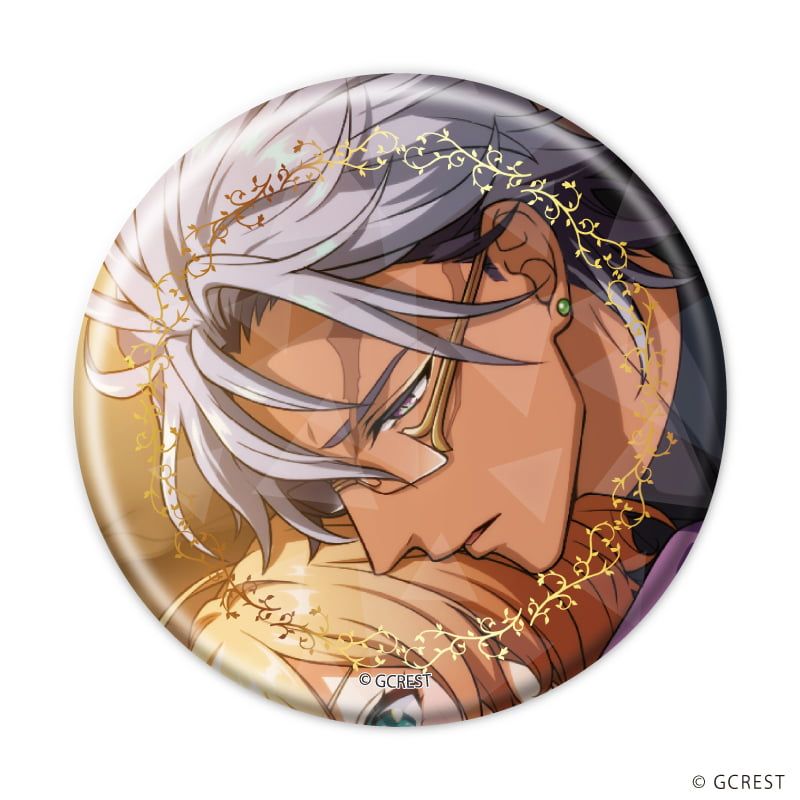 ホログラム缶バッジ(57mm)「夢職人と忘れじの黒い妖精」02/月渡り ブラインド(10種)(公式イラスト)