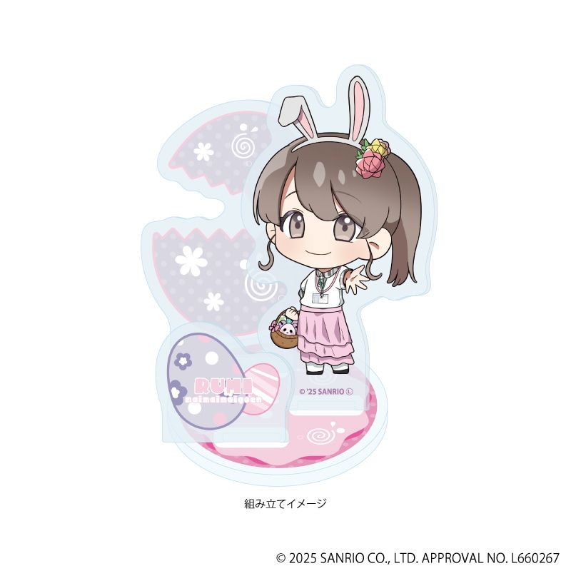 アクリルスタンドプレート「まいまいまいごえん」68/ルミ先生(ミニキャライラスト)