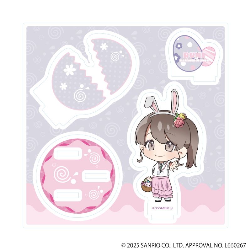 アクリルスタンドプレート「まいまいまいごえん」68/ルミ先生(ミニキャライラスト)