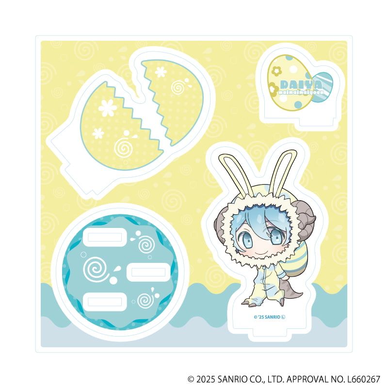 アクリルスタンドプレート「まいまいまいごえん」65/ダイヤ(ミニキャライラスト)