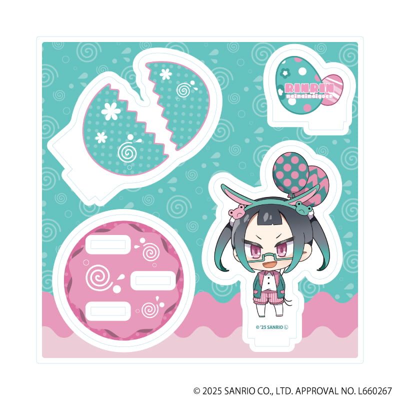 アクリルスタンドプレート「まいまいまいごえん」63/リンリン(ミニキャライラスト)