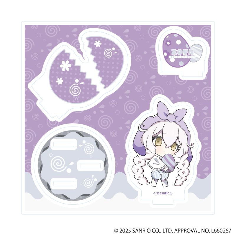 アクリルスタンドプレート「まいまいまいごえん」56/ゾーヤ(ミニキャライラスト)