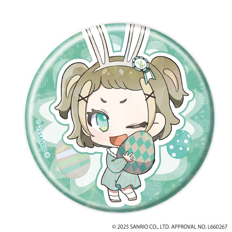 ホログラム缶バッジ(57mm)「まいまいまいごえん」04/コンプリートBOX(全9種)(ミニキャライラスト)