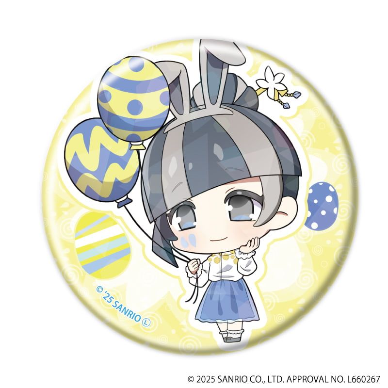 ホログラム缶バッジ(57mm)「まいまいまいごえん」04/コンプリートBOX(全9種)(ミニキャライラスト)