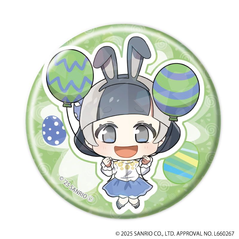 ホログラム缶バッジ(57mm)「まいまいまいごえん」04/コンプリートBOX(全9種)(ミニキャライラスト)