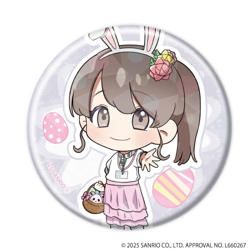 ホログラム缶バッジ(57mm)「まいまいまいごえん」04/コンプリートBOX(全9種)(ミニキャライラスト)