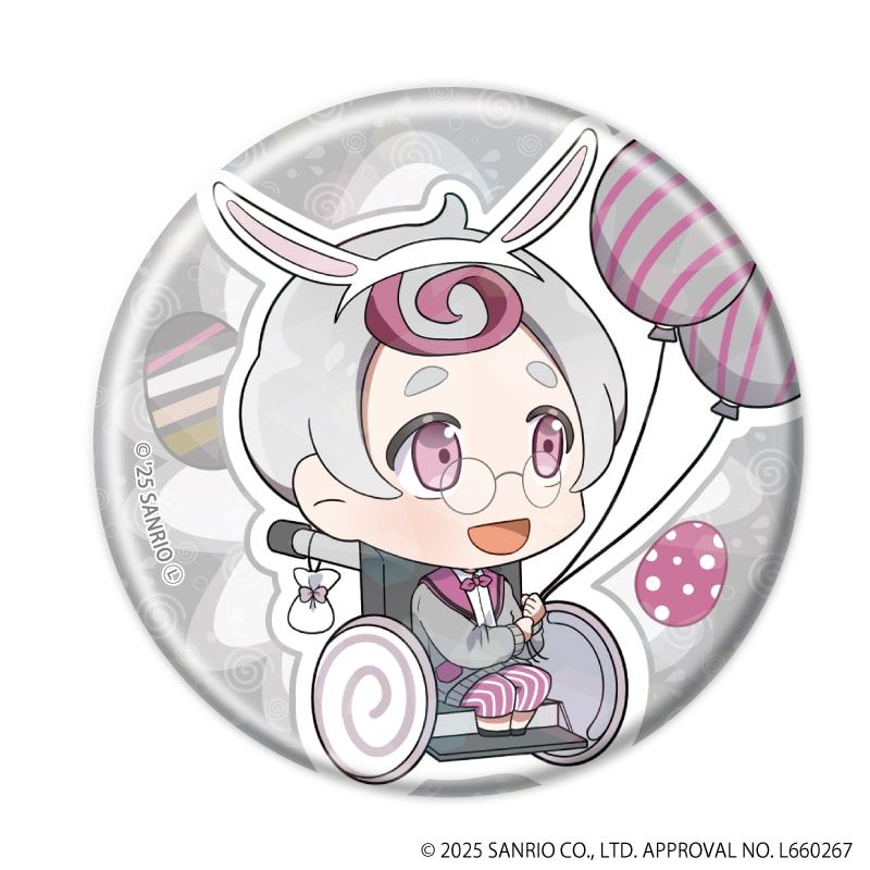 ホログラム缶バッジ(57mm)「まいまいまいごえん」03/コンプリートBOX(全10種)(ミニキャライラスト)